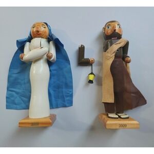 2009 Nativity Holy Family Nutcrackers Mary/Joseph/Jesus Limited Edition Numbered